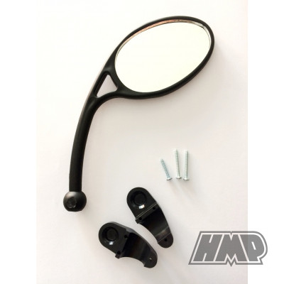 Espelho retrovisor rebativel universal preto direito - HP